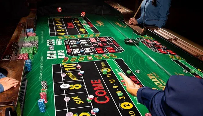 Interfaz de casino en vivo en pantalla